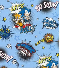 Load image into Gallery viewer, Video Game Medical Scrub Hat Sonic the Hedgehog Unisex Men & Women Tie Back and Bouffant Hat Styles