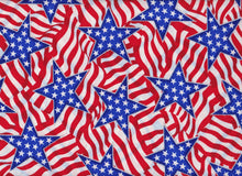 Load image into Gallery viewer, Patriotic American USA Stars & Stripes Red White Blue Fabric Nurse Medical Scrub Top Unisex Style for Men & Women