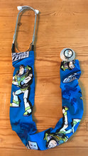 Load image into Gallery viewer, Pixar Toy Story Buzz Lightyear & Aliens Fabric Stethoscope sock cover for Medical Professionals