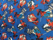Load image into Gallery viewer, Super Hero Ultimate Spider-Man Blue Fabric Nurse Medical Scrub Top Unisex Style Shirt for Men & Women