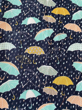 Load image into Gallery viewer, Rainy Days Fancy Umbrellas Nurse Medical Scrub Top Unisex Style for Men & Women