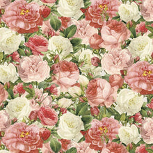 Load image into Gallery viewer, Floral Vintage Rose Bouquet Flowers Fabric Unisex Medical Surgical Scrub Caps Men & Women Tie Back and Bouffant Hat Styles