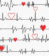 Load image into Gallery viewer, Calling All Nurses Vital Signs EKG White Fabric Nurse Medical Scrub Top Unisex Style for Men & Women