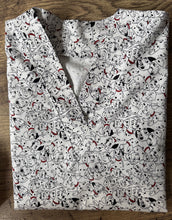 Load image into Gallery viewer, 101 Dalmatians Medical Scrub Top Puppies Packed Unisex Relaxed Fit Style for Men &amp; Women
