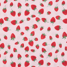 Load image into Gallery viewer, STRAWBERRIES FRUIT ON PINK Unisex Medical Surgical Scrub Caps Men &amp; Women Tie Back Bouffant Hat Styles
