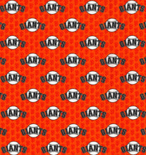 Load image into Gallery viewer, SF GIANTS ORANGE Baseball Fabric Unisex Medical Surgical Scrub Caps Men &amp; Women Tie Back and Bouffant Hat Styles
