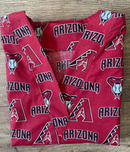Load image into Gallery viewer, Baseball Arizona Diamondbacks Fabric Medical Relaxed Scrub Top Unisex Style Men's Scrub Top Women's Scrub Top
