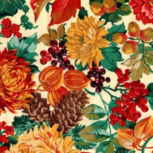 Load image into Gallery viewer, Fall Autumn Flowers Floral Variety Unisex Medical Surgical Scrub Caps Men &amp; Women Tie Back and Bouffant Hat Styles
