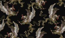 Load image into Gallery viewer, FLYING DRAGONS BLACK Medical Scrub Top Unisex Style for Men &amp; Women
