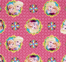 Load image into Gallery viewer, Size Medium Frozen Sisters Anna Elsa Medical Scrub Shirt for Men &amp; Women *IN STOCK *READY TO SHIP
