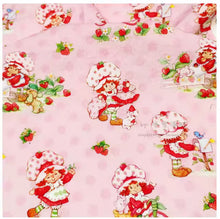 Load image into Gallery viewer, Vintage STRAWBERRY SHORTCAKE Cartoon Pink Medical Scrub Top Characters Packed Unisex Style for Men &amp; Women
