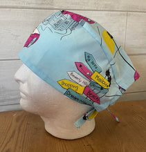 Load image into Gallery viewer, Barbie Unisex Medical Surgical Scrub Caps Men &amp; Women Tie Back and Bouffant Hat Styles
