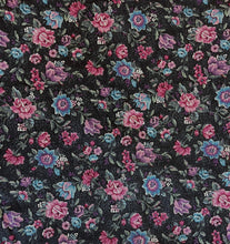 Load image into Gallery viewer, Vintage Black Floral Flowers Medical Scrub Top Unisex Style for Men &amp; Women 1 AVAILABLE
