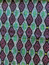 Load image into Gallery viewer, Southwestern Abstract Indian Geometric Diamond Stripe Print Medical Scrub Top Unisex Style for Men &amp; Women 1 AVAILABLE
