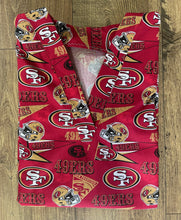 Load image into Gallery viewer, Football SF San Francisco 49ers Pennants Red Medical Scrub Top Unisex Relaxed Fit Men's Scrub Top Women's Scrub Top
