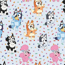 Load image into Gallery viewer, BLUEY CARTOON CHARACTERS PARTY CONFETTI FUN cover for Medical Professionals CNA Nurse RT 
