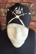 Load image into Gallery viewer, Darth Vader GLOW IN THE DARK Unisex Medical Scrub Caps Men &amp; Women Tie Back Bouffant Hat Styles
