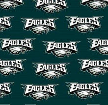 Load image into Gallery viewer, PHILADELPHIA EAGLES FOOTBALL fabric Cat and Dogs Bandana Easy Slide over collar
