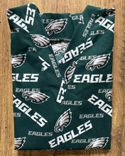 Load image into Gallery viewer, Eagles Football Medical Scrub Top Unisex Relaxed Fit Men's Scrub Top Women's Scrub Top
