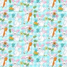 Load image into Gallery viewer, Easter Bunny Easter Eggs Unisex Medical Surgical Scrub Caps Men &amp; Women Tie Back and Bouffant Hat Styles 
