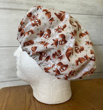 Load image into Gallery viewer, FOX WOODLAND ANIMAL FOXES Unisex Medical Surgical Scrub Caps Men &amp; Women Tie Back and Bouffant Hat Styles
