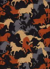 Load image into Gallery viewer, WILD HORSES Fabric Unisex Medical Surgical Scrub Caps Men &amp; Women Tie Back and Bouffant Hat Styles
