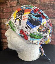 Load image into Gallery viewer, Mandalorian Grogu Comic book covers Unisex Medical Surgical Scrub Caps Men &amp; Women Tie Back and Bouffant Hat Styles
