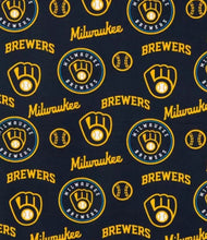 Load image into Gallery viewer, Baseball Milwaukee Brewers Medical Relaxed Scrub Top Unisex Style Men's Scrub Top Women's Scrub Top 1 AVAILABLE

