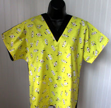 Load image into Gallery viewer, Size Small MINIONS YELLOW SMILES two tone with Black back Unisex Style Shirt for Men &amp; Women *IN STOCK *READY TO SHIP
