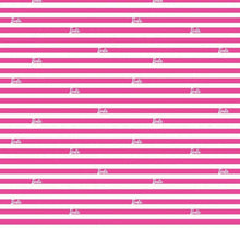 Load image into Gallery viewer, BARBIE Pink and White Stripe Medical Scrub Top Unisex Style for Men &amp; Women
