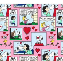 Load image into Gallery viewer, Valentines Day Peanuts Characters Snoopy Fabric Unisex Medical Surgical Scrub Caps Men &amp; Women Tie Back and Bouffant Hat Styles
