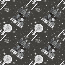 Load image into Gallery viewer, Star Trek Characters black Fabric Unisex Medical Surgical Scrub Caps Men &amp; Women Tie Back and Bouffant Hat Styles
