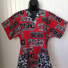 Load image into Gallery viewer, THE WALKING DEAD ZOMBIES Medical Scrub Top Unisex Style Shirt for Men &amp; Women
