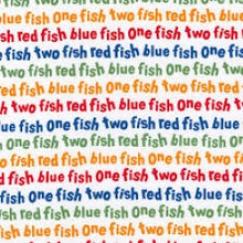 Load image into Gallery viewer, Dr. Seuss One Fish Two Fish Fabric Nurse Medical Scrub Top Unisex Style for Men &amp; Women
