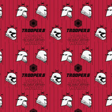 Load image into Gallery viewer, Solid Black Scrub Top with Star Wars Stormtroopers Fabric on *Neck Band &amp; Pocket Options* Medical Scrub Top Unisex Style Shirt for Men &amp; Women
