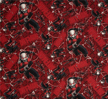 Load image into Gallery viewer, Super Hero Ant Man Red Fabric Unisex Medical Surgical Scrub Caps Men &amp; Women Tie Back and Bouffant Hat Styles
