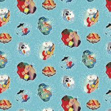 Load image into Gallery viewer, Little Mermaid Ariel Fairy Tale Ending Movie Scenes Fabric Unisex Medical Surgical Scrub Caps Men &amp; Women Tie Back and Bouffant Hat Styles
