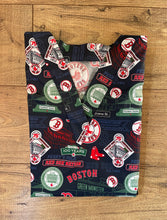Load image into Gallery viewer, Baseball Boston Red Sox Fenway Park Fabric Medical Relaxed Scrub Top Unisex Style Men's Women's Scrub Top
