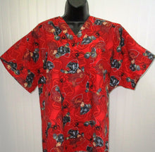 Load image into Gallery viewer, BLACK WIDOW Medical Scrub Top Superhero Unisex Style for Men &amp; Women
