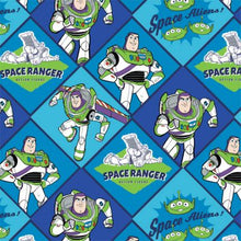 Load image into Gallery viewer, Toy Story Buzz Lightyear Space Ranger Blue Fabric Nurse Medical Scrub Top Unisex Style for Men &amp; Women

