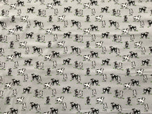 Load image into Gallery viewer, Country Cows in Pasture Gray Fabric Unisex Medical Surgical Scrub Caps Men &amp; Women Tie Back and Bouffant Hat Styles
