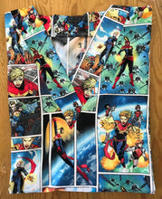 Load image into Gallery viewer, Medical Scrub Top Superhero Comics Unisex Style for Men &amp; Women
