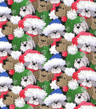 Load image into Gallery viewer, Merry Christmas Santa Puppy Dogs Medical Scrub Top Unisex Style for Men &amp; Women
