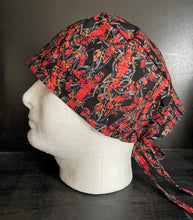 Load image into Gallery viewer, Deadpool Unisex Medical Scrub Caps Men &amp; Women Tie Back Bouffant Hat Styles
