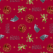Load image into Gallery viewer, GOT Game of Thrones You Win or Die Red Fabric Nurse Medical Scrub Top Unisex Style for Men &amp; Women
