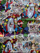 Load image into Gallery viewer, Super Heroes Characters Wolverine Captain America Iron Man Thor Spider-Man Hulk Unisex Medical Surgical Scrub Caps Men &amp; Women Tie Back and Bouffant Hat Styles
