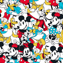 Load image into Gallery viewer, Mickey &amp; Minnie Mouse Pluto Donald &amp; Daisy Duck Packed Fabric Unisex Medical Surgical Scrub Caps Men &amp; Women Tie Back and Bouffant Hat Styles
