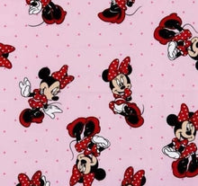 Load image into Gallery viewer, Minnie Mouse Pink Dots Fabric Nurse Medical Scrub Top Unisex Style for Men &amp; Women
