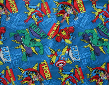 Load image into Gallery viewer, Super Heroes AVENEGERS Characters Captain America Iron Man Thor Spider-Man Hulk Unisex Medical Surgical Scrub Caps Men &amp; Women Tie Back and Bouffant Hat Styles
