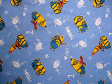 Load image into Gallery viewer, Despicable Me Minion Fabrics Medical Scrub Surgical Caps Tie Back Hat &amp; Elastic Bouffant Unisex Men &amp; Women
